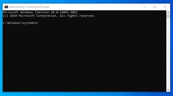 Elevated Command Prompt with administrative rights