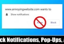 Disable All Website Notifications in Google Chrome