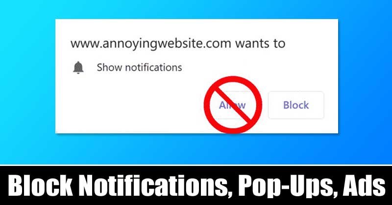 Disable All Website Notifications in Google Chrome