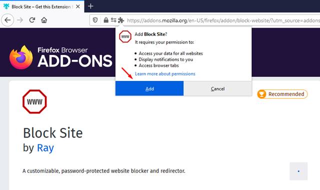 How to Block a Website in Mozilla Firefox Browser - 74