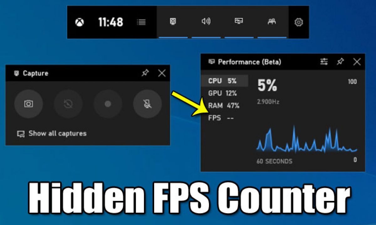 How To Enable The Hidden Fps Counter In Windows 10
