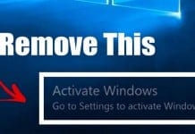 Remove Windows 10 Activation Watermark