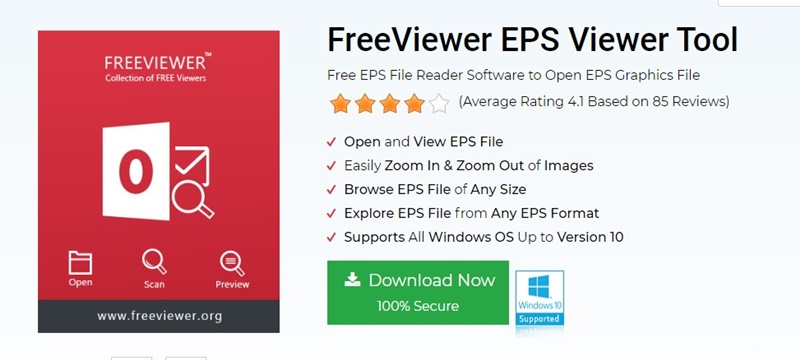 FreeViewer EPS Görüntüleyici Aracı