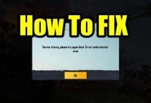 Fix 'Server is Busy Error' & 'Unknown error' in PUBG Mobile