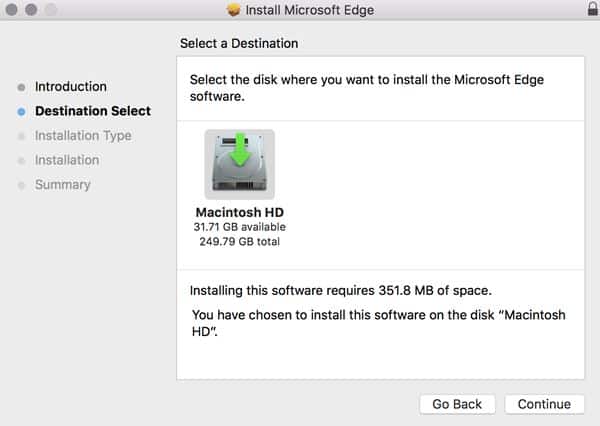 install edge mac