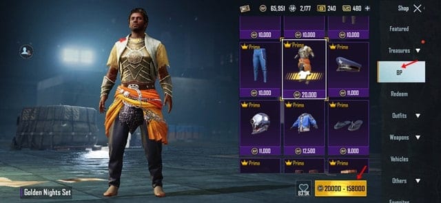 How to Buy Skins in PUBG Mobile  Weapons  Vehicles   Outfits  - 44