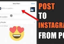 Upload & Post On Instagram From PC
