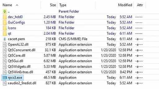 Extrahujte exe soubor na PC