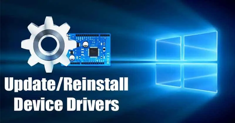 Update or Reinstall Drivers in Windows 10