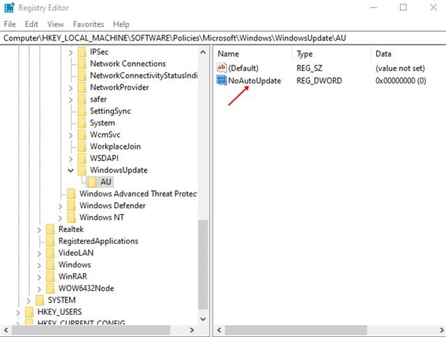 How to Disable Windows 10 Updates via Registry Editor - 21