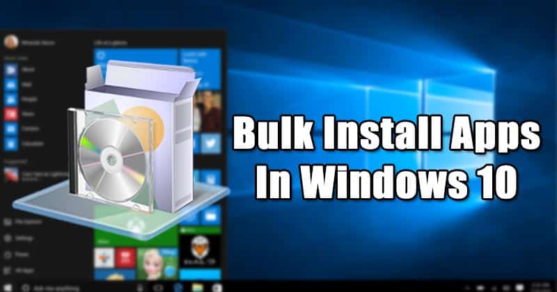 How to Bulk Install Apps with Windows 10's Package Manager