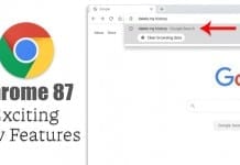 Google Chrome 87 Stable Version - Check out the Awesome Features!