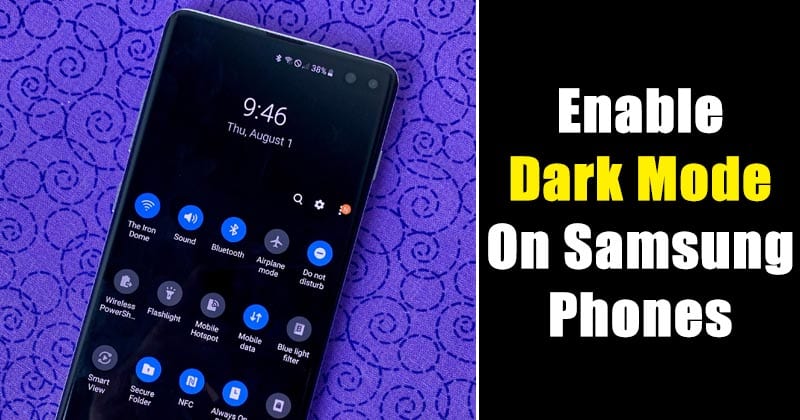 How to Enable Dark Mode on Samsung