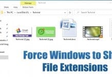 How to Configure Windows 10 to Show File Extensions