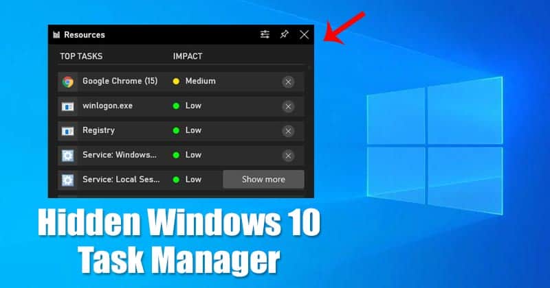 How to Get a Task Manager Inside Games on Windows 10