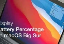How to Show Hide Battery Percentage on macOS Big Sur