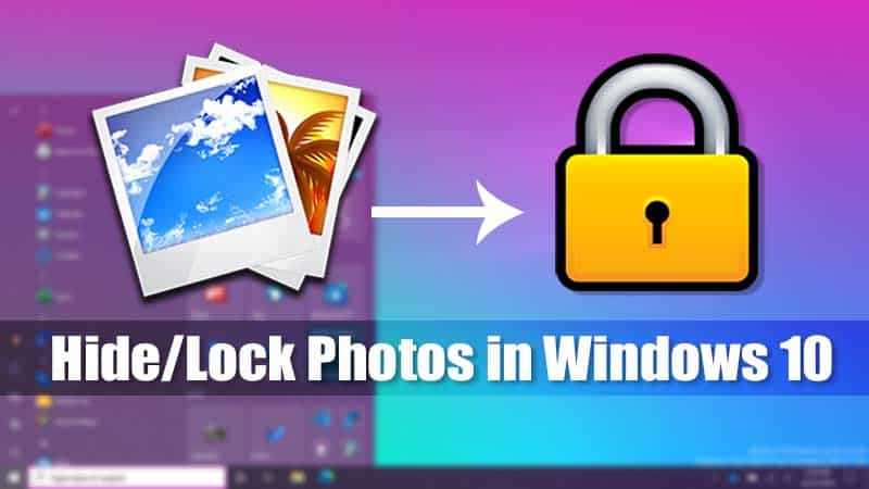 can i lock a folder on windows 10