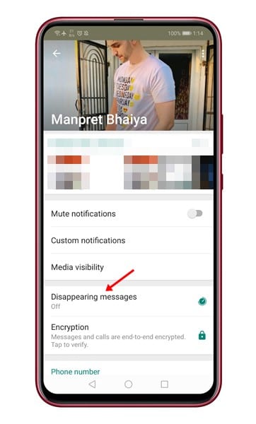 How to Enable   Use Disappearing Messages On WhatsApp - 30