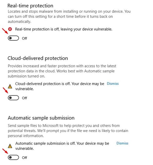 How to Turn Off Real Time Protection in Microsoft Defender - 89