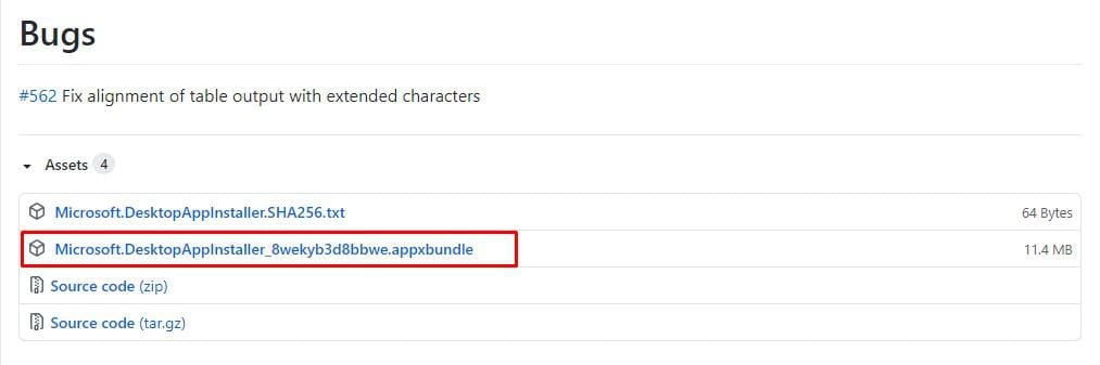 download the latest appxbundle