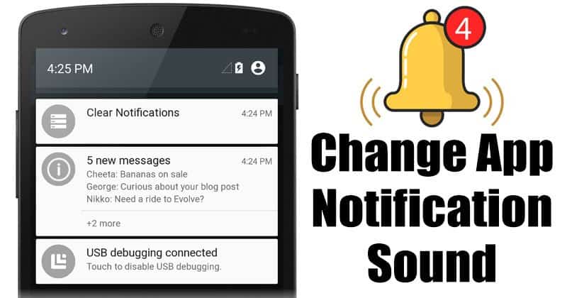 How to Set Different Notifications Sounds for Apps On Android