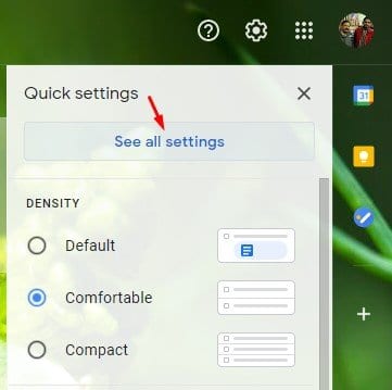 select 'See all settings'