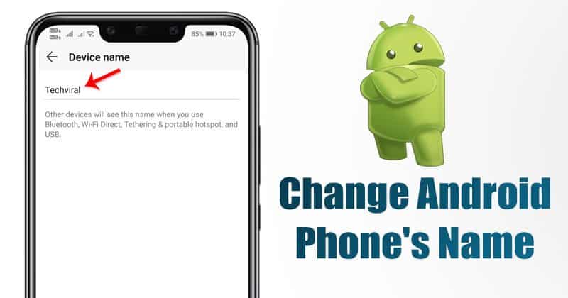 How to Easily Change Your Android Device's Name
