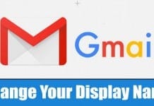 How to Change Your Email Display Name On Gmail