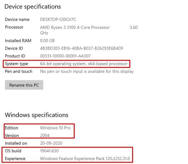 How To Check The Windows 10 Os Build Version Edition Type Twinfinite 4076