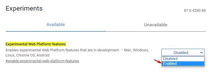 How to Enable Experimental Web Platform Features in Chrome Browser - 61