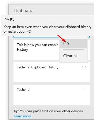 How to Enable   Use the Hidden Clipboard History On Windows 10 - 25