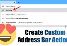 How to Create Custom Google Chrome Address Bar Actions