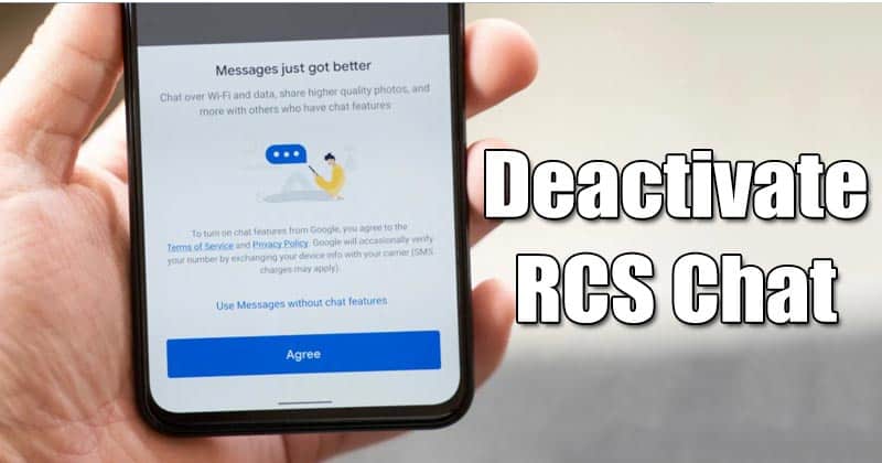 How to Deregister your Phone number from Google's RCS Chat