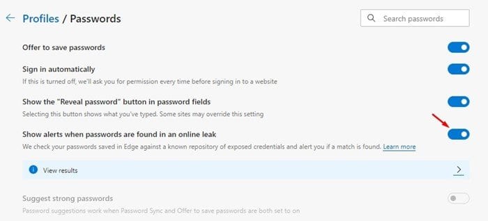 How to Enable Password Breach Alerts in Microsoft Edge Browser - 20