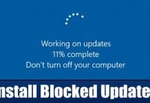 How to Force Windows 10 to Install Blocked Updates