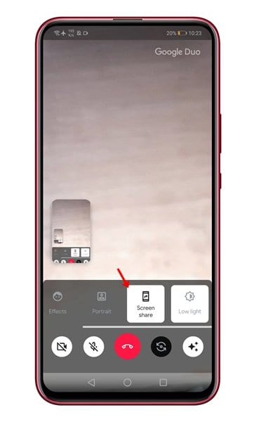 How to Share Your Android Screen with Others Using Google Duo App - 4