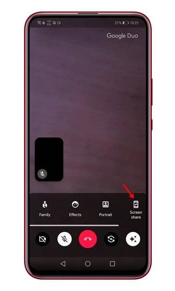 How to Share Your Android Screen with Others Using Google Duo App - 51