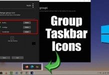 How to Group Taskbar Shortcuts in Windows 10 PC