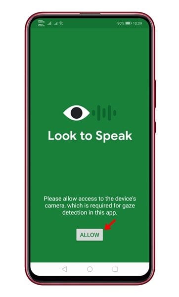 How to Control Android Device With Your Eyes Using  Look To Speak  - 89