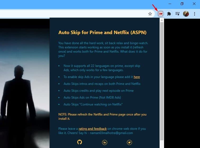 How to Skip Netflix Intros Automatically in Google Chrome - 96