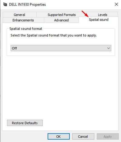 How to Turn on Spatial Sound  3D Sound  On Windows 10 - 64