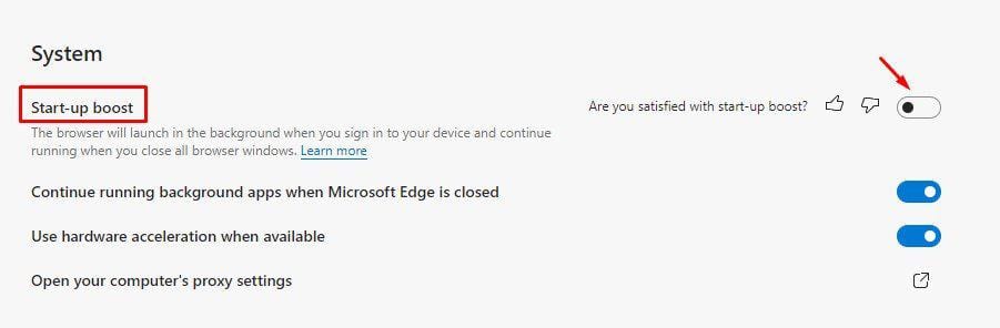 How to Enable Startup Boost in Microsoft Edge Browser - 40