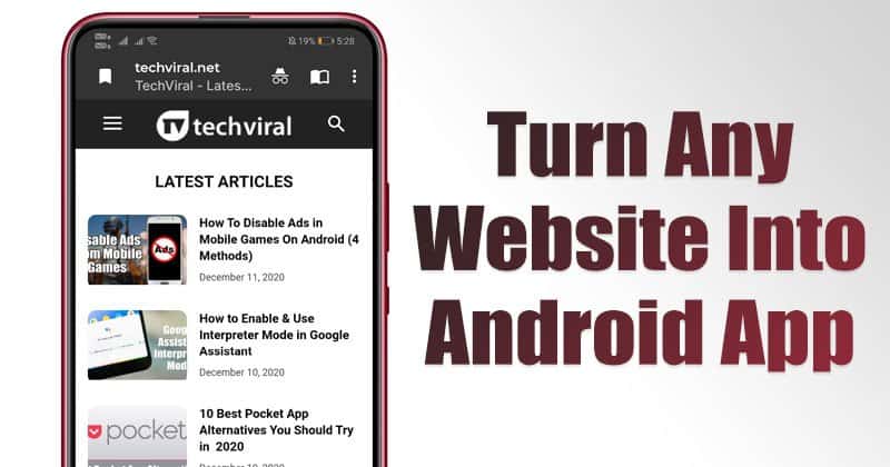 How to Turn any Website into Android App in a Few Seconds