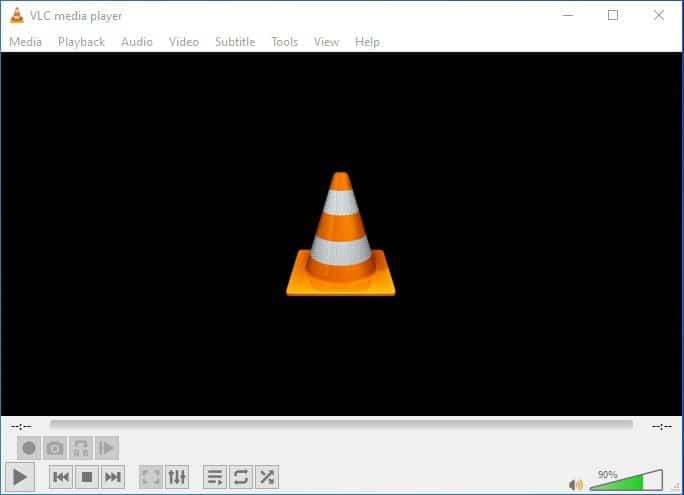 start VLC mediespiller-appen