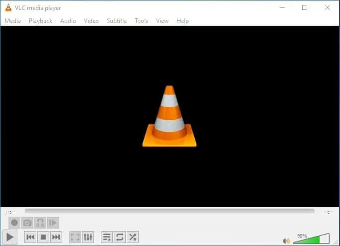 launch the VLC media player app
