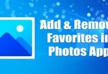 How to Add & Remove Favorites in Photos App On Windows 10