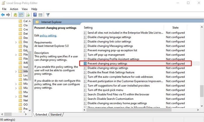 How to Prevent Users from Changing Proxy Settings On Windows 10 - 37