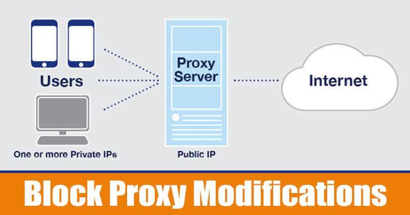 How to Prevent Users from Changing Proxy Settings On Windows 10