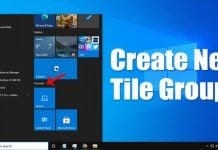 How to Create New Tile Groups on Windows 10 Start Menu