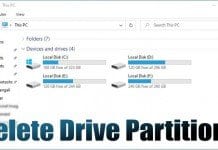 2 Best Methods to Delete a Drive Partition on Windows 10
